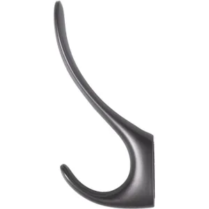 Крючок для одежды ROMA двухрожковый графит