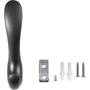 Крючок для одежды ROMA двухрожковый графит