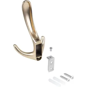 Крючок для одежды ROMA трехрожковый брашированное золото