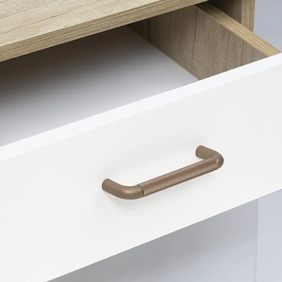 Мебельная ручка FLUID-128 капучино