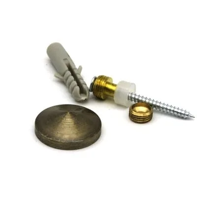 Крепление для зеркал и стекла на отверстие Конус 21 мм КЗС1302-21 бронза