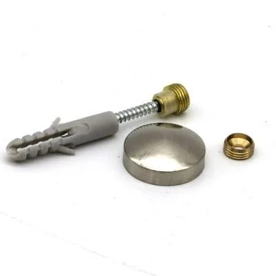 Крепление зеркал на отверстие 20 мм. Изображение крепления зеркал или стекла на отверстие 20 мм КЗС1328-20 матовый хром