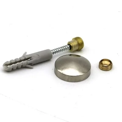 Крепление зеркал и стекла на отверстие 20 мм КЗС1328-20 матовый хром