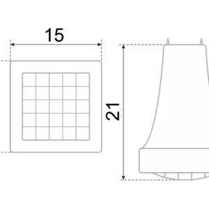 Мебельная ручка CRYSTAL RC425CP/CrW.4