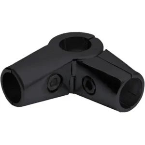 561 Соединитель трех труб д.25 черный