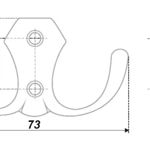 Мебельный крючок K203GP.2