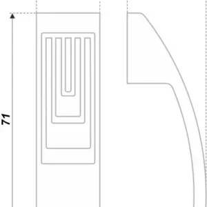 Мебельная ручка RC424CP.3