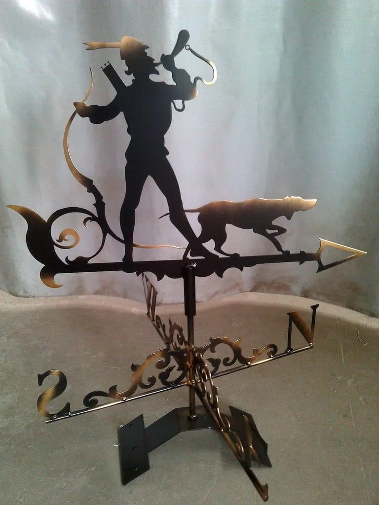 Флюгер «Охотник с горном» изображение флюгера «Охотник с горном»|