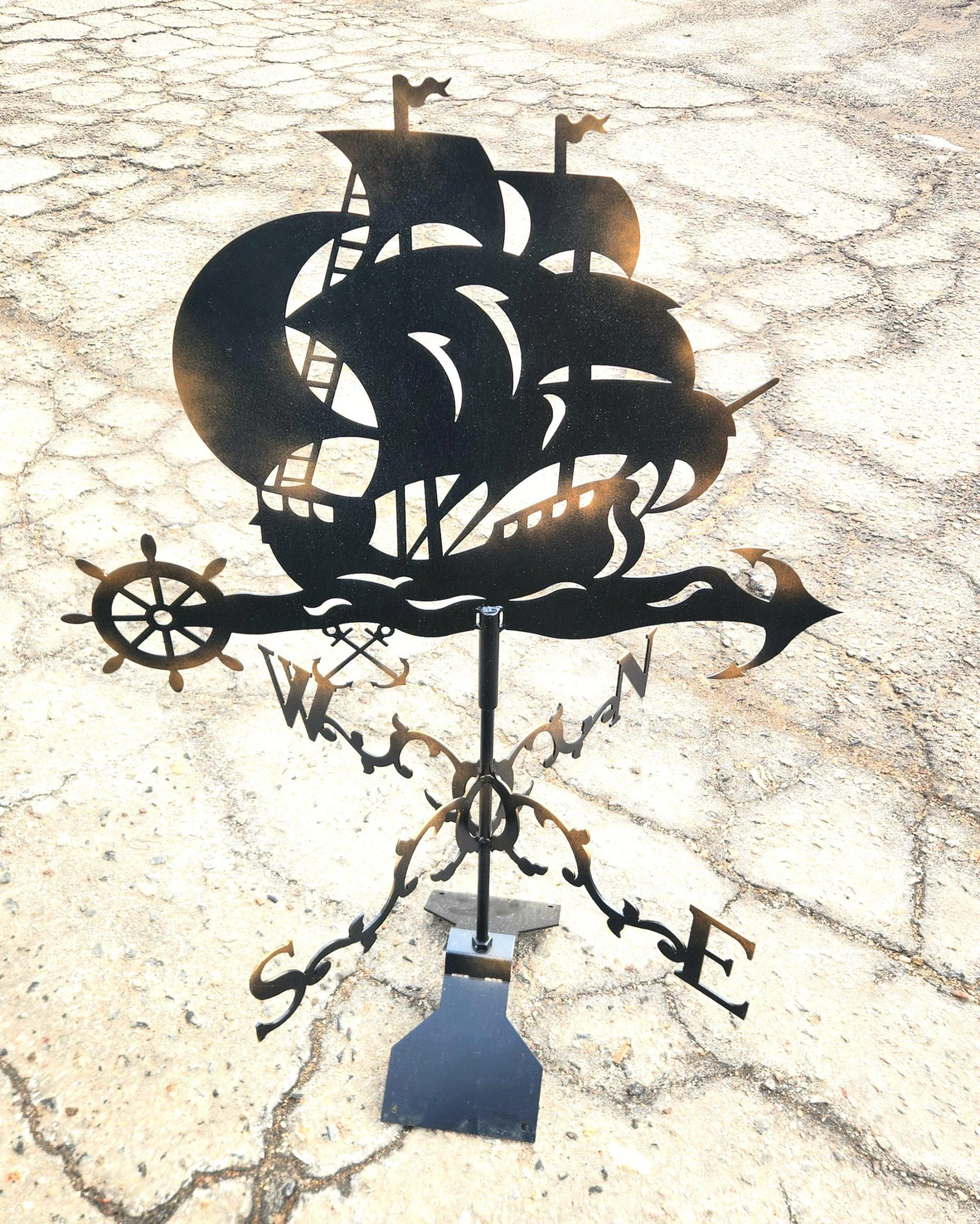 Детализированная фотография флюгера «Аисты семья» детализированная фотография флюгера|