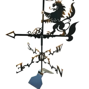 Флюгер лев с флагом