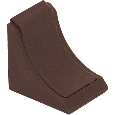 Уголок монтажный пластиковый тёмно-коричневый. Изображение уголка монтажного пластикового тёмно-коричневого цвета