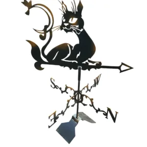 Флюгер кот и голубь