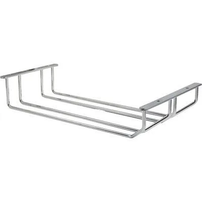 Держатель бокалов двухрядный хром