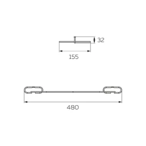 Держатель бокалов MX-053 BA бронза