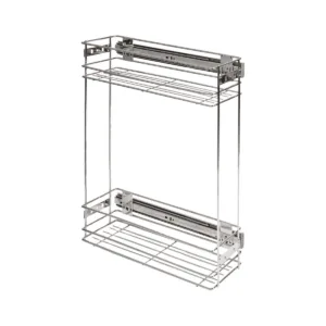 Карго GRIDLI бокового крепления универсальная с шариковыми направляющими с доводчиком хром (150 мм)