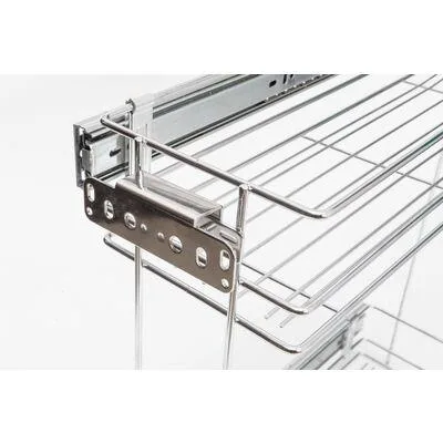 Карго GRIDLI бокового крепления универсальная с шариковыми направляющими с доводчиком хром (150 мм)