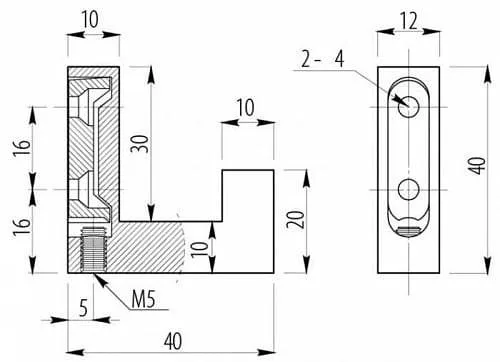 Крючок для одежды GTV K2201 хром