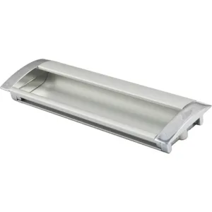 Ручка врезная WPY 326-128 алюминий+хром