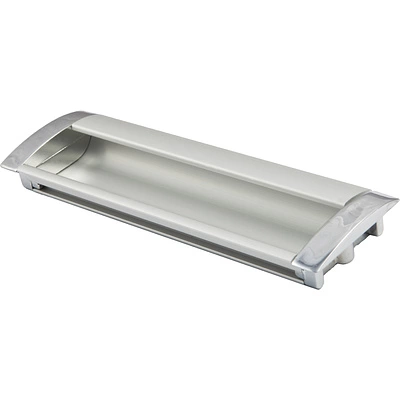 Ручка врезная WPY 326-128 алюминий+хром