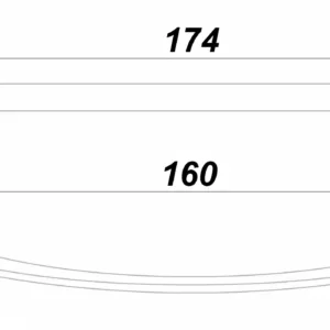 Мебельная ручка MILA RS197BSN.4/160