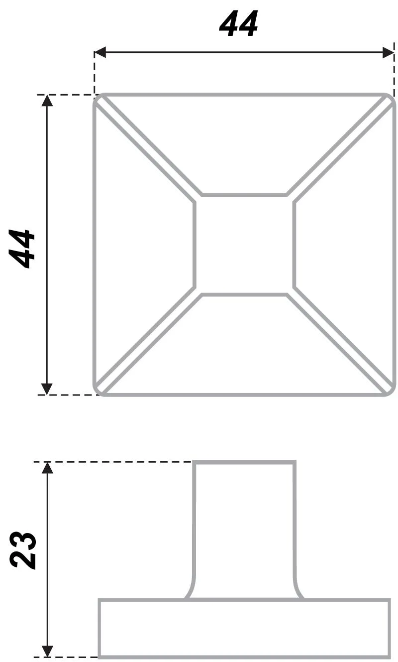 Мебельная ручка RC514DB/Br.4