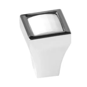 Мебельная ручка CRYSTAL RC425CP/CrW.4