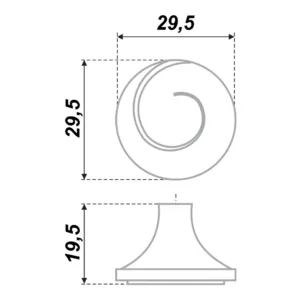 Мебельная ручка RC406BAB.4