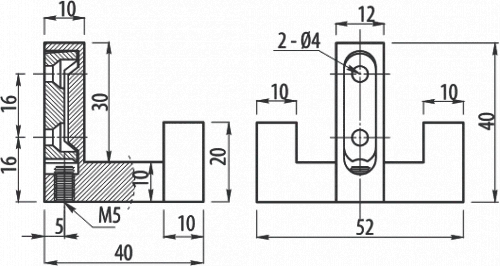 Крючок для одежды GTV K2202 черный
