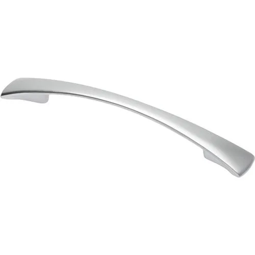 Мебельная ручка UN90 хром в другом ракурсе Ещё одно изображение ручки|