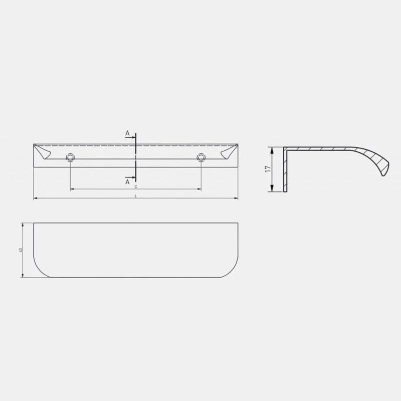 Ручка торцевая GTV HEXA светлое золото браш, купить в Минске, цена в Беларуси Ручка торцевая GTV HEXA светлое золото браш, купить в Минске, цена в Беларуси