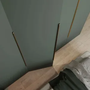 Ручка торцевая GTV HEXA белый матовый (150)