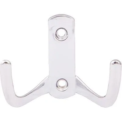 Крючок для одежды WP13, вид крупным планом. Крупный план чёрного мебельного крючка