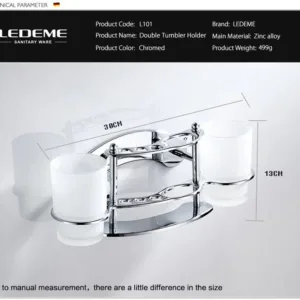 Держатель стаканов и щеток Ledeme L101