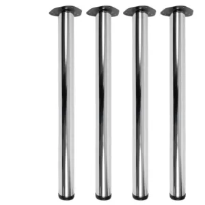 Опора для стола 710 хром 4 штуки