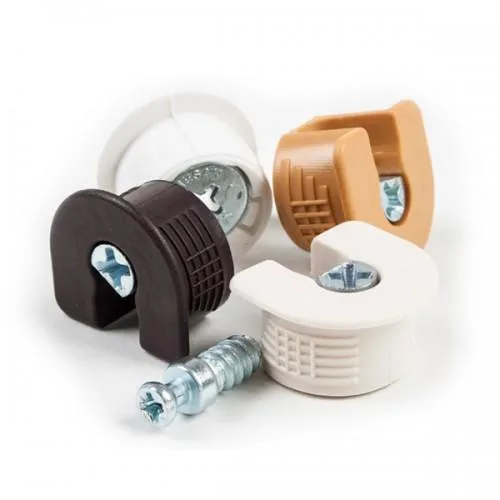 Детали эксцентриковой стяжки. изображение эксцентриковой стяжки в разобранном виде