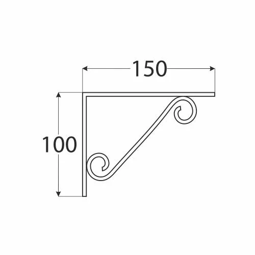 Полкодержатель WOP 100*150 белый от DOMAX — купить в Минске и Беларуси Полкодержатель WOP 100*150 белый от DOMAX — купить в Минске и Беларуси