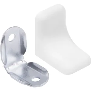 Уголок с металлической основой и пластиковой крышкой белый