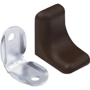 Уголок с металлической основой и пластиковой крышкой венге
