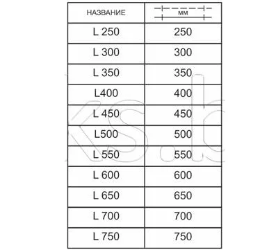 Направляющая шариковая полного выдвижения GTV GX2 H-45 (250)