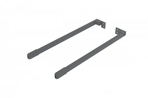 Монтаж рейлинга для выдвижных ящиков Изображение процесса монтажа рейлинга —