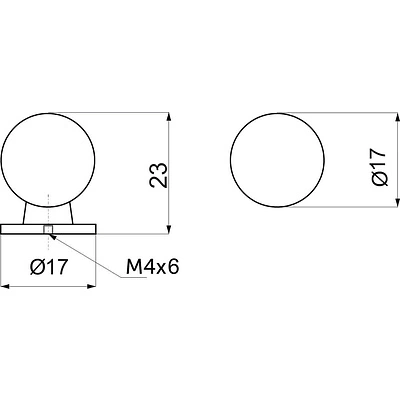 Мебельная ручка GN34 чёрный матовый AKS | купить в Минске, в Беларуси