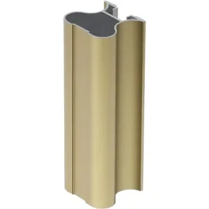 Профиль СЕНАТОР SENATOR вертикальный закрытый 5,3 метра (золото)