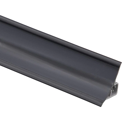 Плинтус кухонный EL-MECH-PLAST 3 метра, чёрный глянец Плинтус кухонный EL-MECH-PLAST 3 метра, чёрный глянец