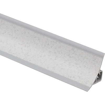 Плинтус кухонный от EL-MECH-PLAST — серо-бежевый в мелкие точки, 3 метра Плинтус кухонный от EL-MECH-PLAST — серо-бежевый в мелкие точки, 3 метра