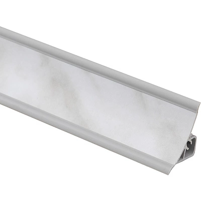 Плинтус кухонный 3 метра мрамор каррара от EL-MECH-PLAST Плинтус кухонный 3 метра мрамор каррара от EL-MECH-PLAST