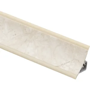 Плинтус кухонный 3 метра (104) мрамор светлый
