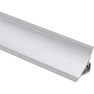 Плинтус кухонный 3 метра (101) хром матовый зернистый