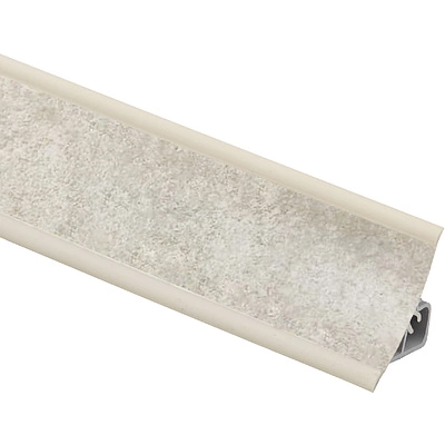 Плинтус кухонный EL-MECH-PLAST 3 метра хром белый Плинтус кухонный EL-MECH-PLAST 3 метра хром белый