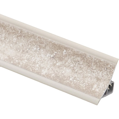 Плинтус кухонный 3 метра (150) травертин тиволи бежевый от EL-MECH-PLAST | купить в Минске | в Беларуси Плинтус кухонный 3 метра (150) травертин тиволи бежевый от EL-MECH-PLAST | купить в Минске | в Беларуси