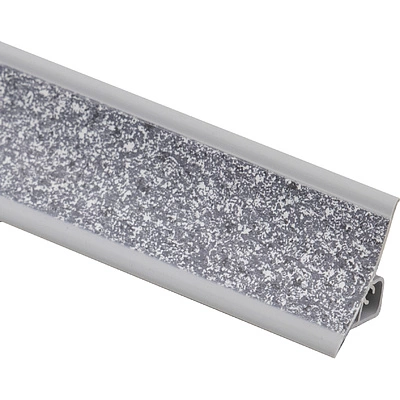 Плинтус кухонный EL-MECH-PLAST, гранит антрацит, 3 метра Плинтус кухонный EL-MECH-PLAST, гранит антрацит, 3 метра